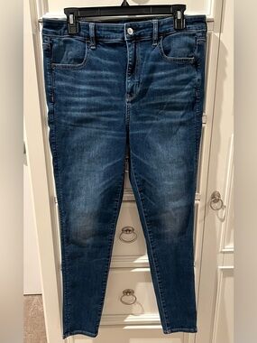 American Eagle Outfitters Dark Blue Skinny Jeans